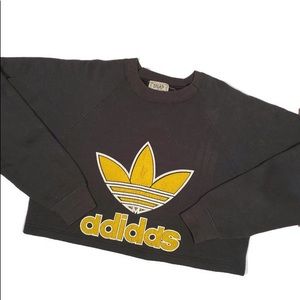 Vintage Adidas Crop Crewneck